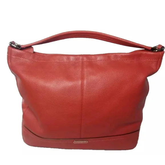 Coach Park Leather Hobo F23293 Pebbled Leather Shoulder Bag - Picture 2 of 9